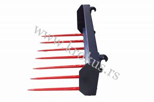 VILA ZA STAJNJAK EURO 120cm, KOVANI ZUBI(MARKE WOL-MET)