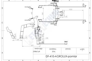 UTOVARIVAC PRED.ZA STAJNJAK  MTS-1200kg Dzojstik Metal Technik
